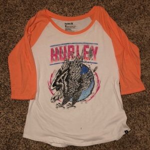 Hurley baseball tee